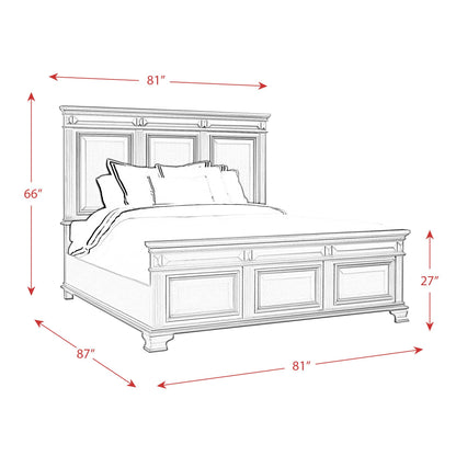 Elements International Calloway CY700KB King Panel Bed IMAGE 8