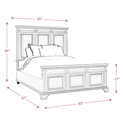 Elements International Calloway CY700QB Queen Panel Bed IMAGE 8