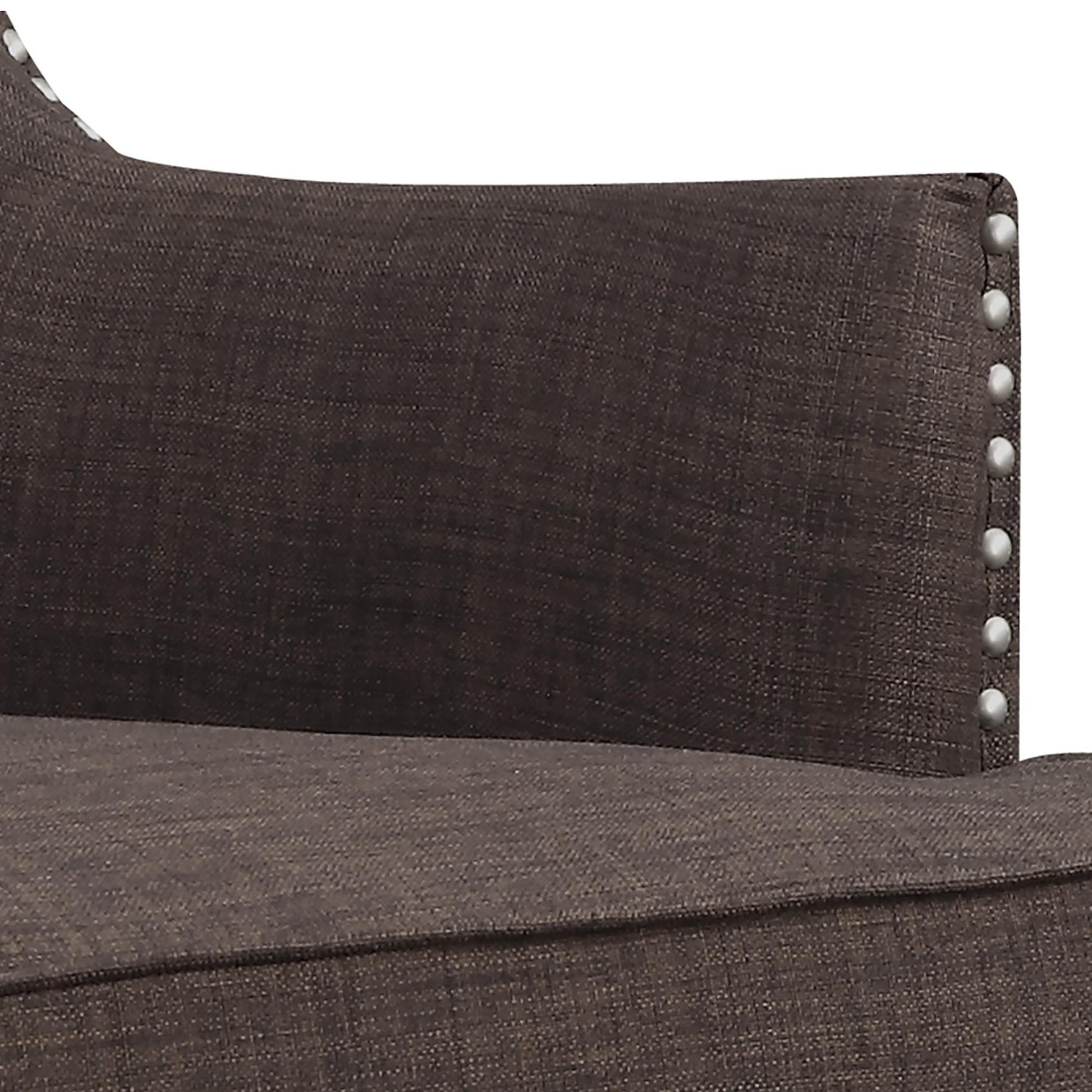 Elements International Kori Accent Chair - Chocolate IMAGE 6