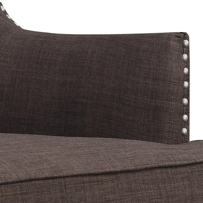 Elements International Kori Accent Chair - Chocolate IMAGE 6