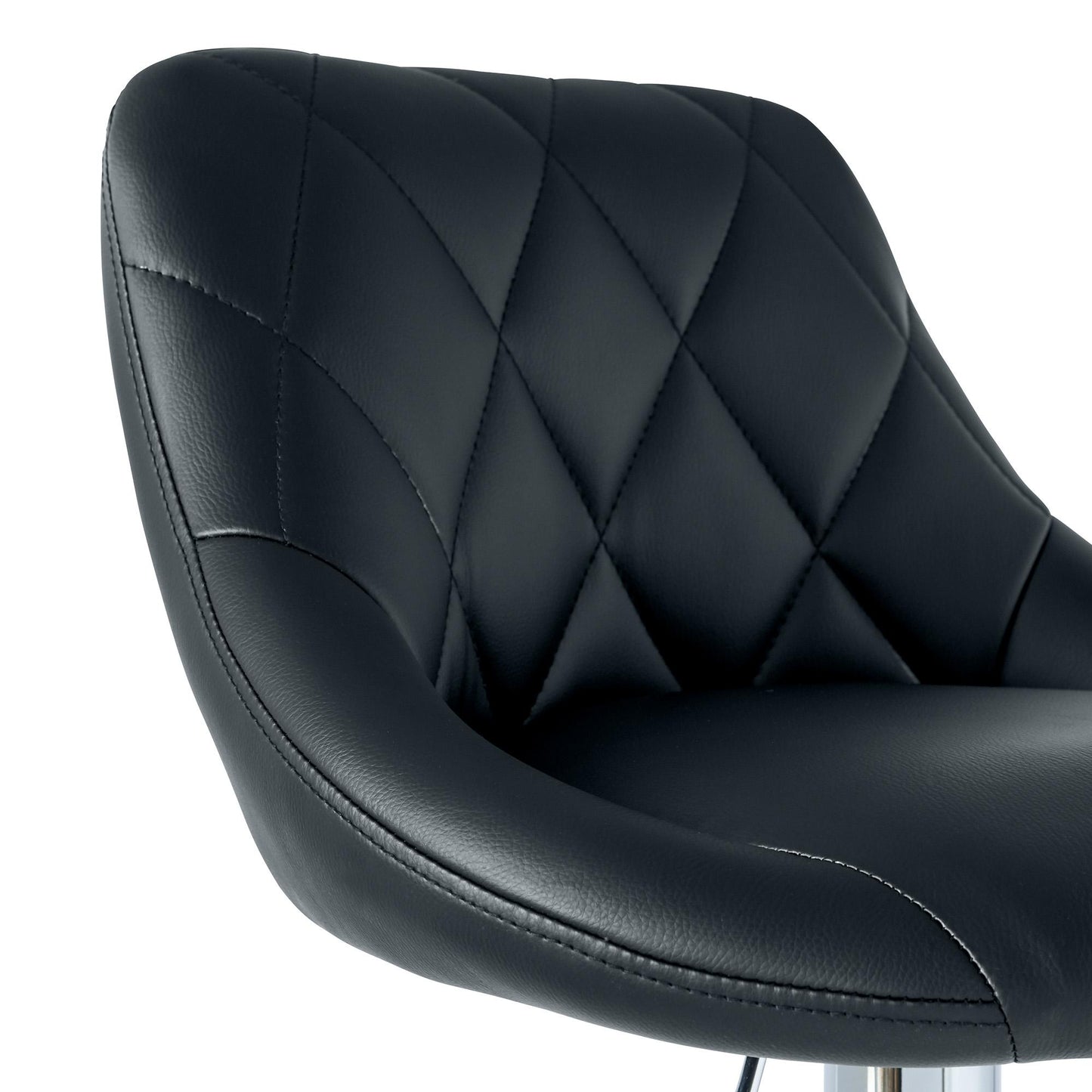  Elements International Melissa BMS800BSE Bar Stool - Black IMAGE 5