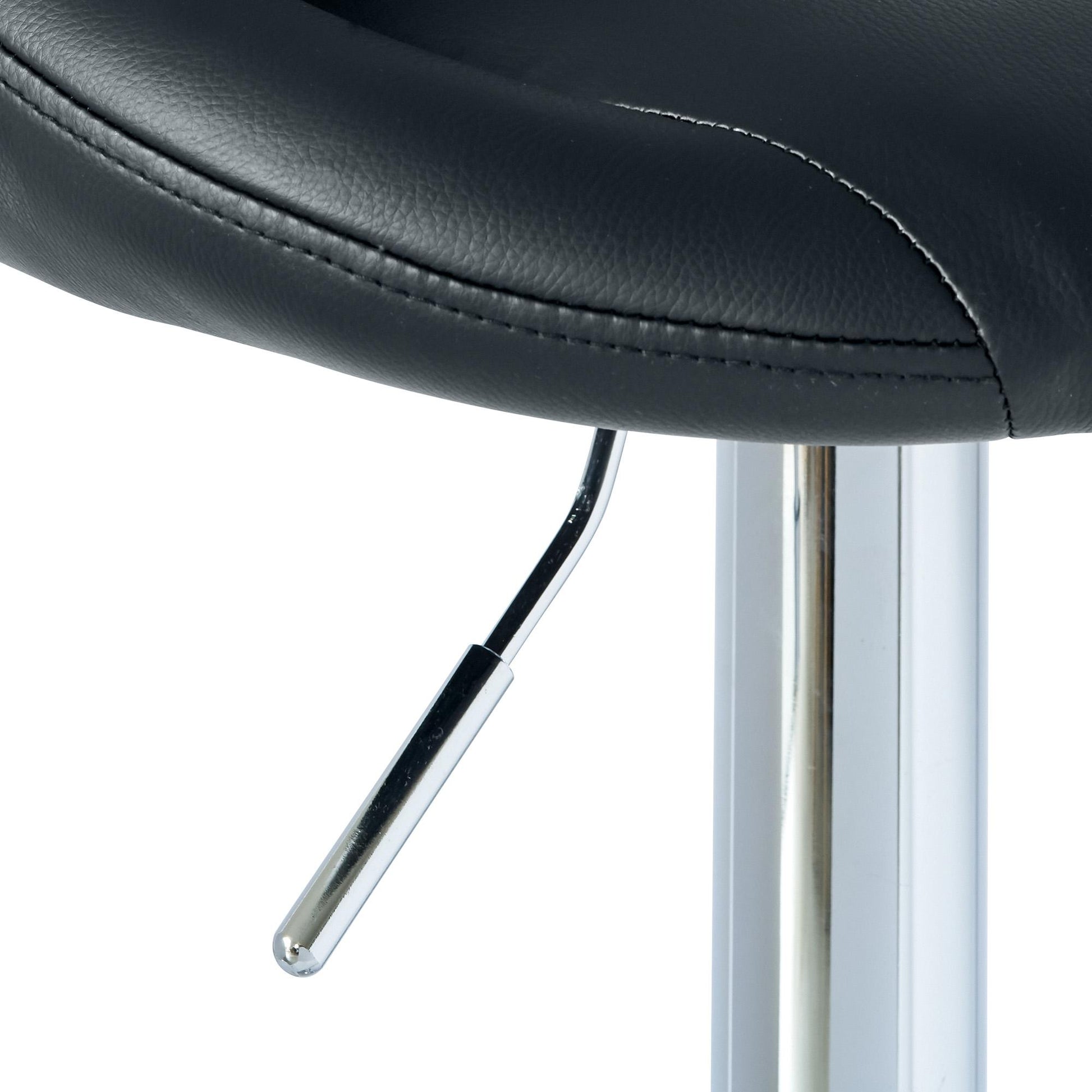  Elements International Melissa BMS800BSE Bar Stool - Black IMAGE 6