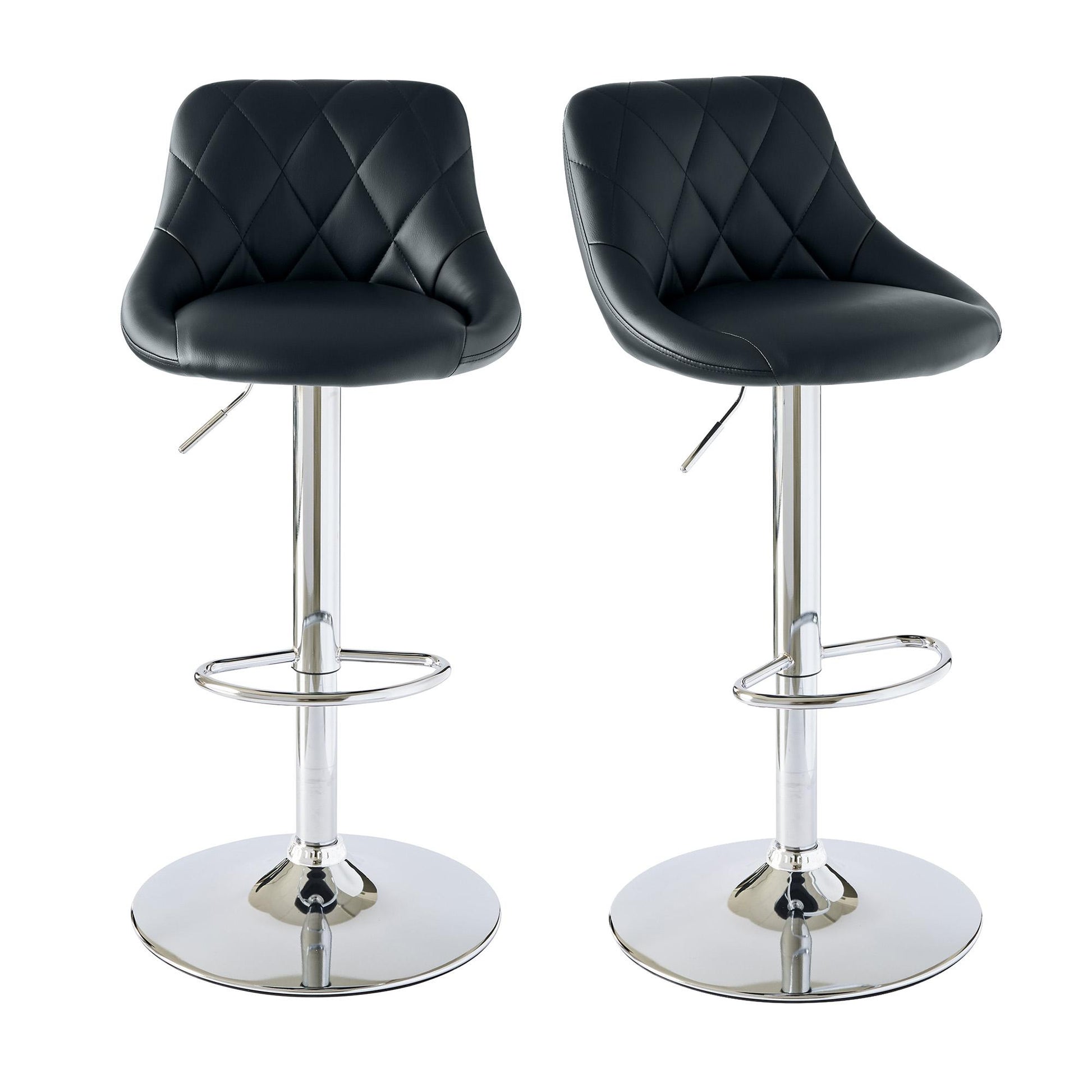  Elements International Melissa BMS800BSE Bar Stool - Black IMAGE 8