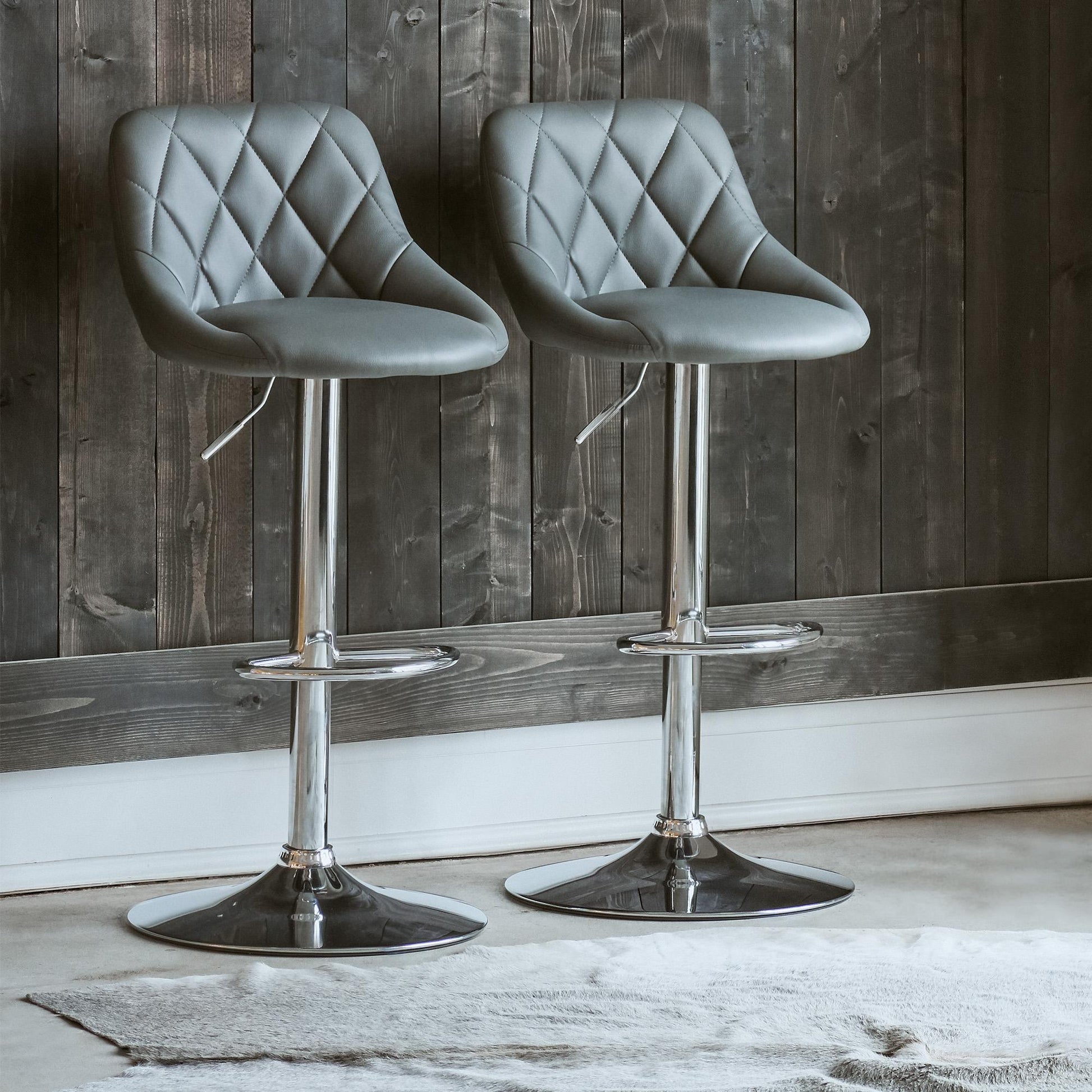  Elements International Melissa BMS900BSE Bar Stool - Gray IMAGE 9