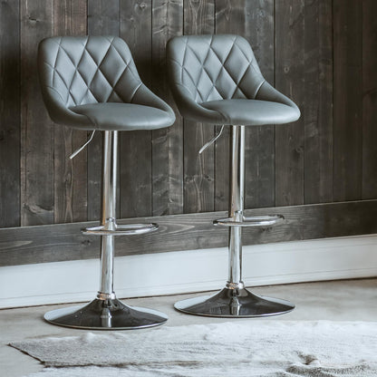  Elements International Melissa BMS900BSE Bar Stool - Gray IMAGE 9