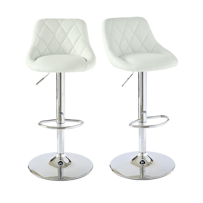  Elements International Melissa BMS700BSE Bar Stool - White IMAGE 8