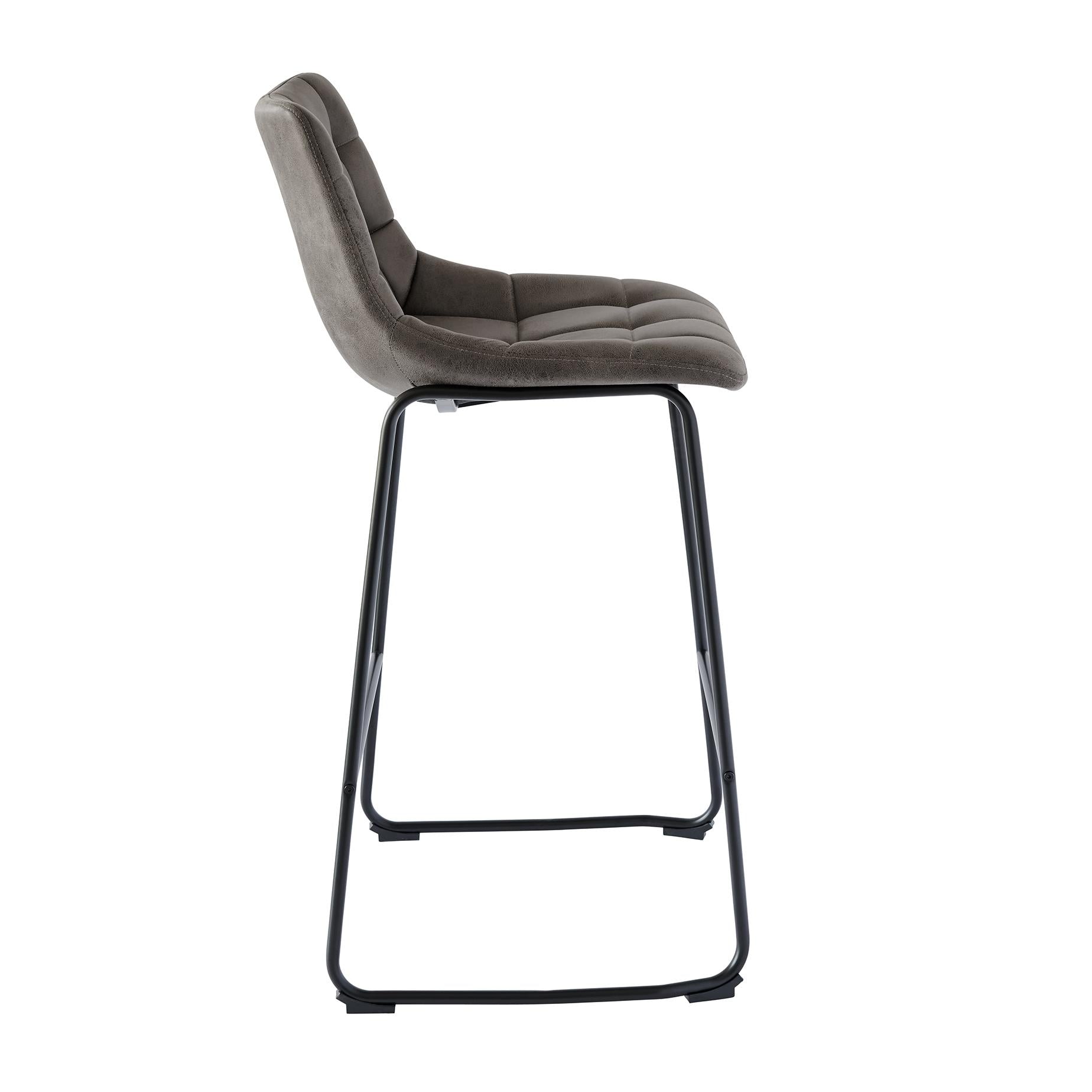  Elements International Seth BSH900BSE Bar Stool - Gray IMAGE 3