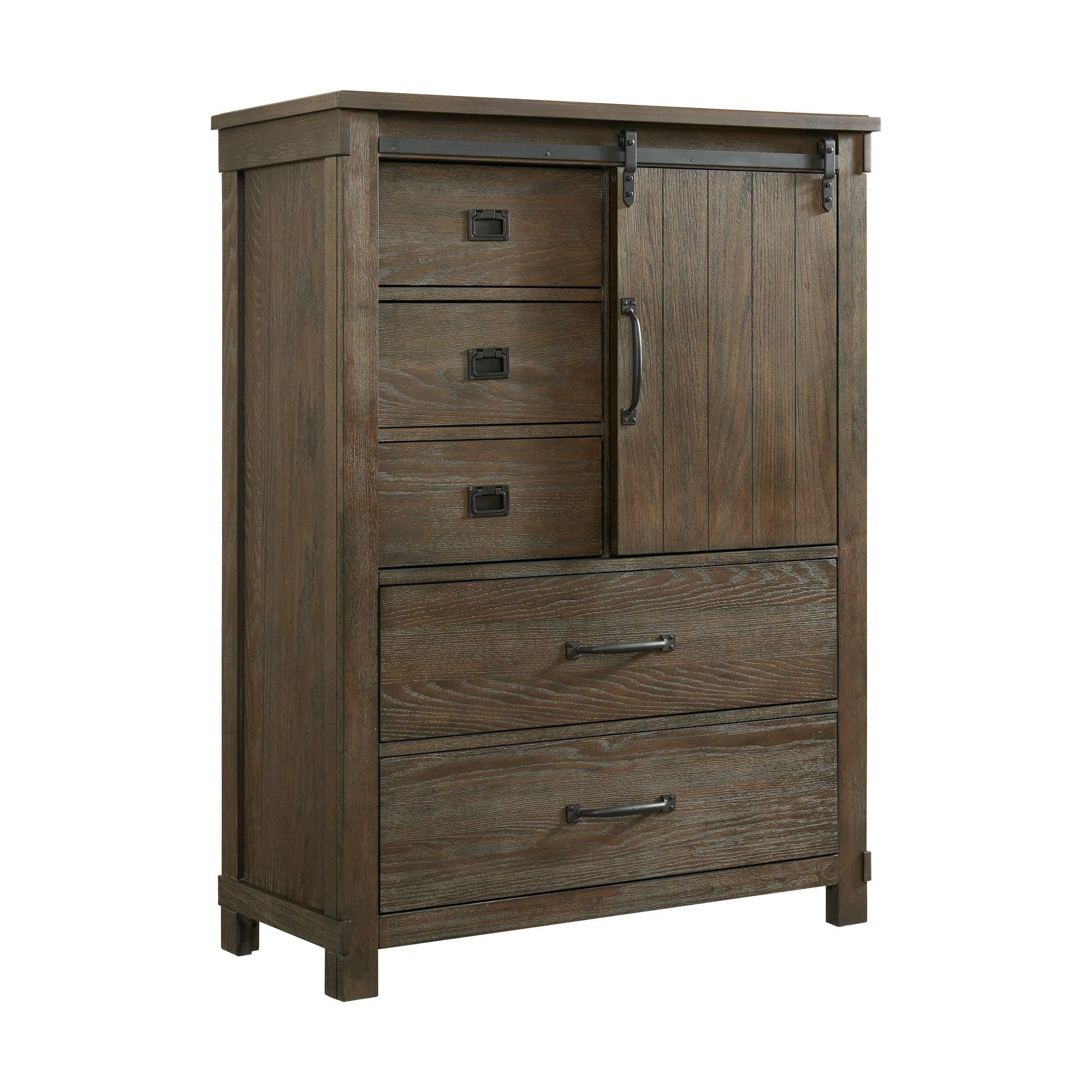 Elements International Scott SC300CH Gentlemen's Chest - Walnut IMAGE 1
