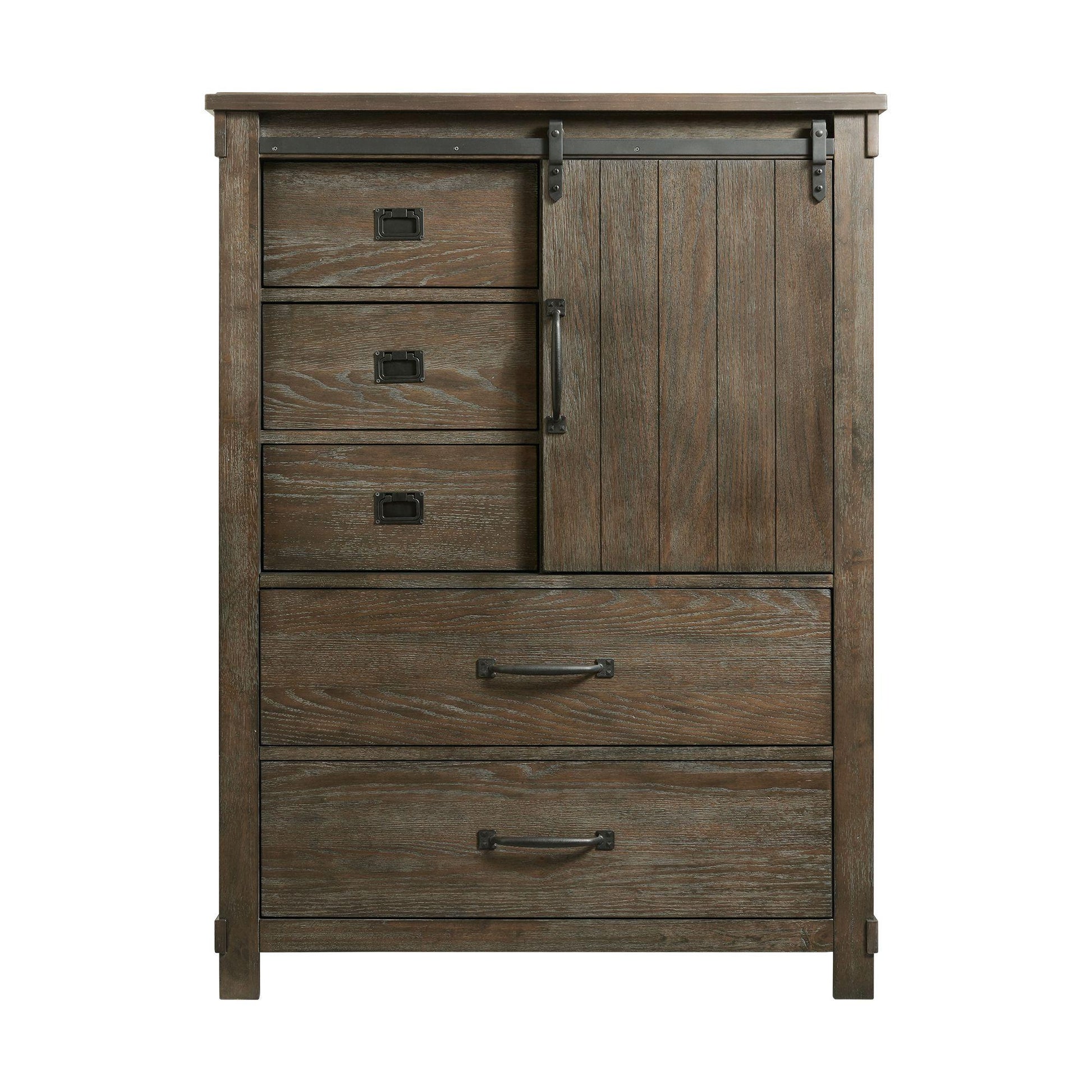 Elements International Scott SC300CH Gentlemen's Chest - Walnut IMAGE 2