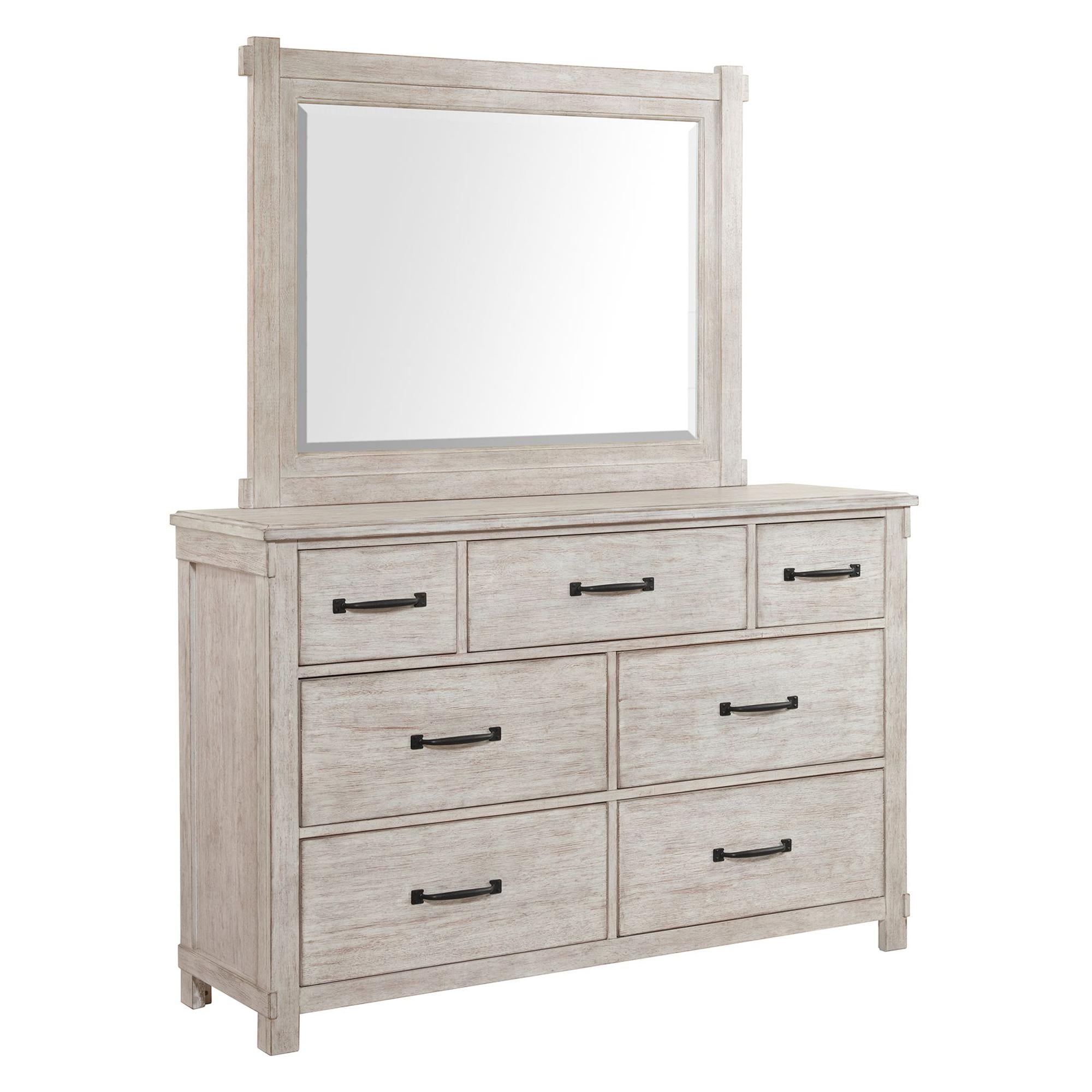 Elements International Scott SC600DRMR Dresser with Mirror Set IMAGE 1