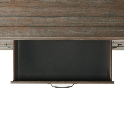 Elements International Scott SC300DRMR Dresser with Mirror Set - Walnut IMAGE 6