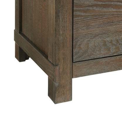 Elements International Scott SC300DRMR Dresser with Mirror Set - Walnut IMAGE 8