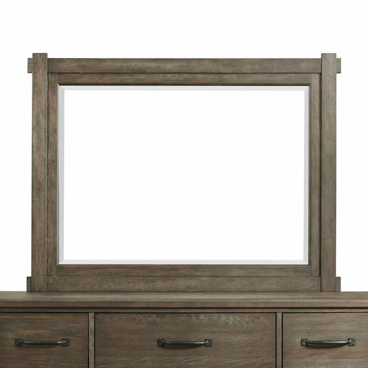 Elements International Scott SC300MR Dresser Mirror - Walnut IMAGE 1