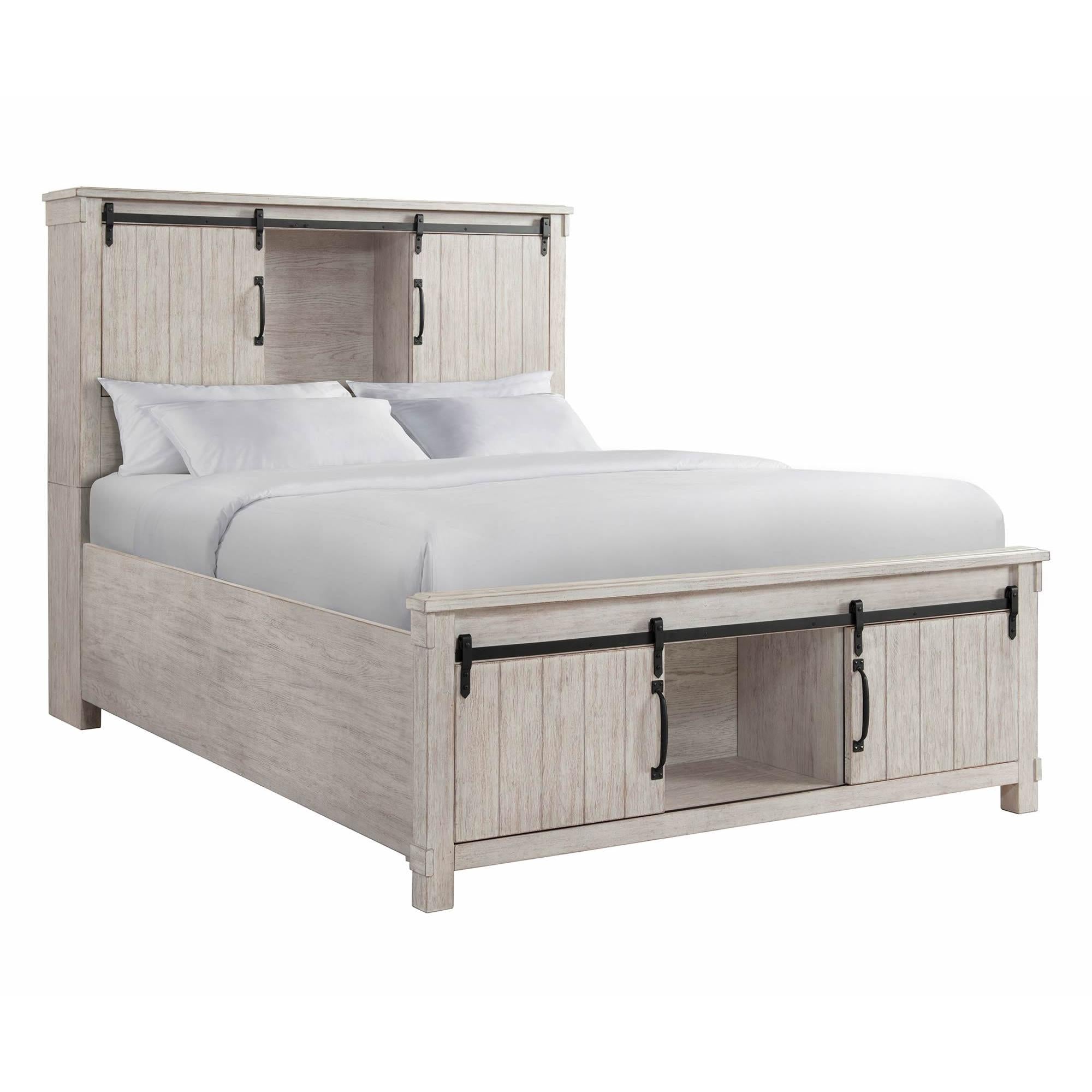 Elements International Scott SC670QB Queen Platform Storage Bed IMAGE 1
