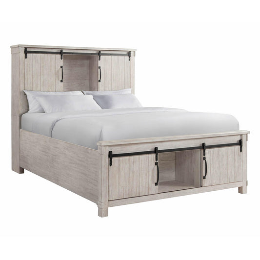 Elements International Scott SC670QB Queen Platform Storage Bed IMAGE 1