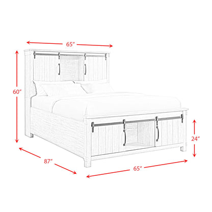 Elements International Scott SC670QB Queen Platform Storage Bed IMAGE 13