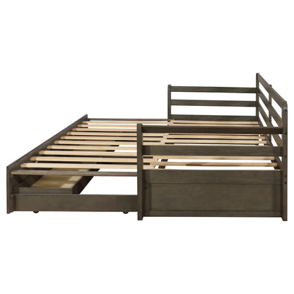  Coaster Furniture Sorrento 305706 2-Drawer Twin XL Daybed with Extension Trundle - Grey IMAGE 6
