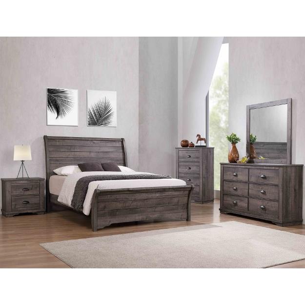 Crown Mark Coralee B8100-Q Queen Bed IMAGE 2