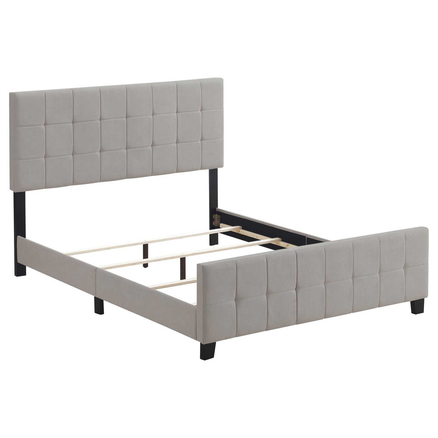 Coaster Furniture Fairfield 305952KE Upholstered Eastern King Panel Bed - Beige IMAGE 1
