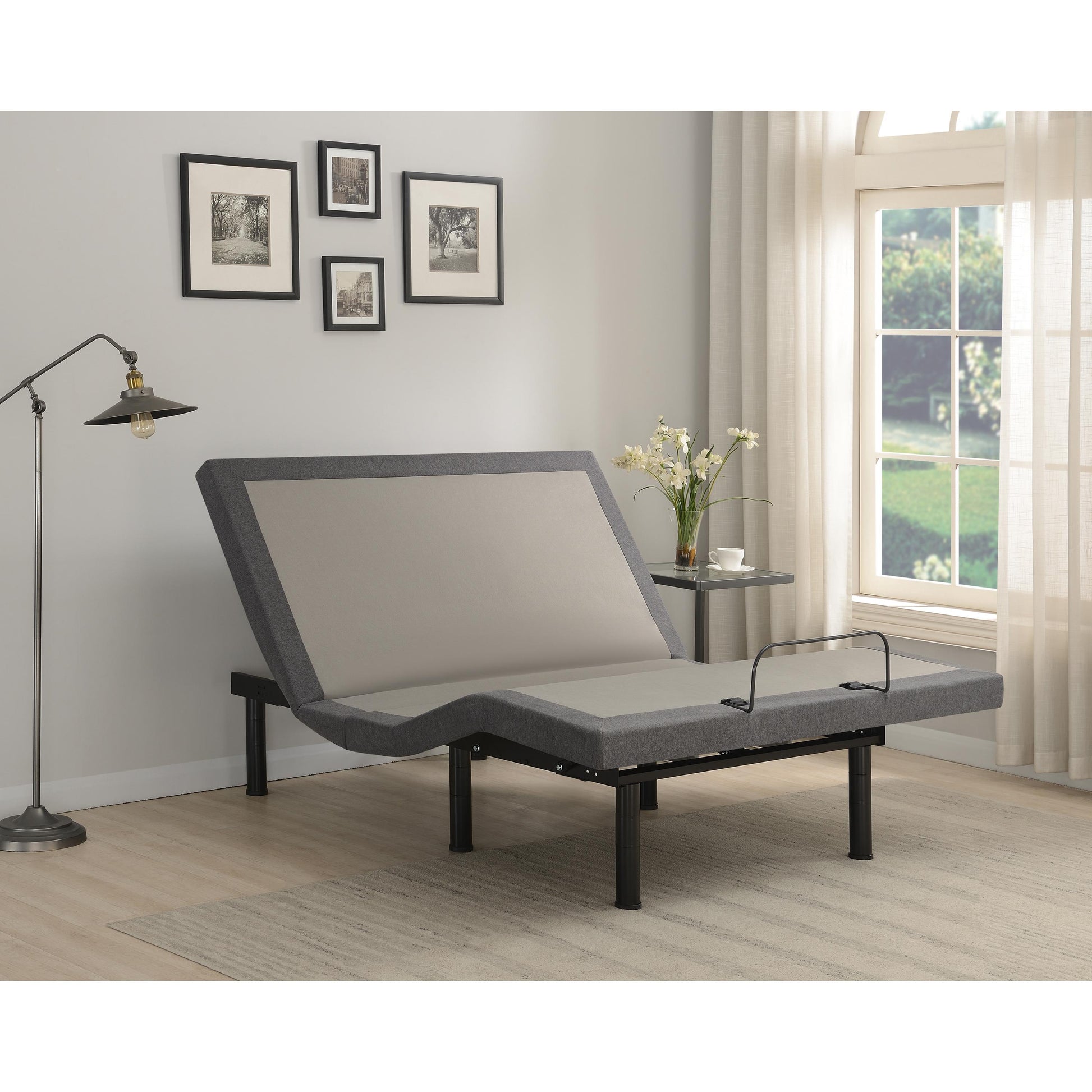 Coaster Furniture Clara 350131Q Queen Adjustable Bed Base - Grey and Black IMAGE 12