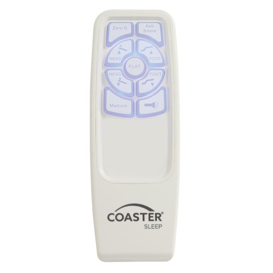  Coaster Furniture Negan 350132TL Twin Extra Long Adjustable Bed Base - Grey and Black IMAGE 14