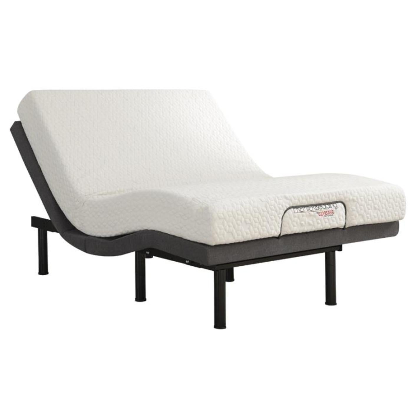 Coaster Furniture Negan 350132Q Queen Adjustable Bed Base - Grey and Black IMAGE 11