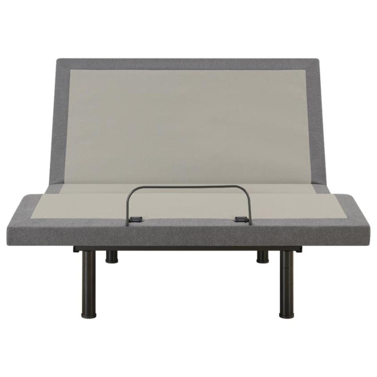 Coaster Furniture Negan 350132Q Queen Adjustable Bed Base - Grey and Black IMAGE 2