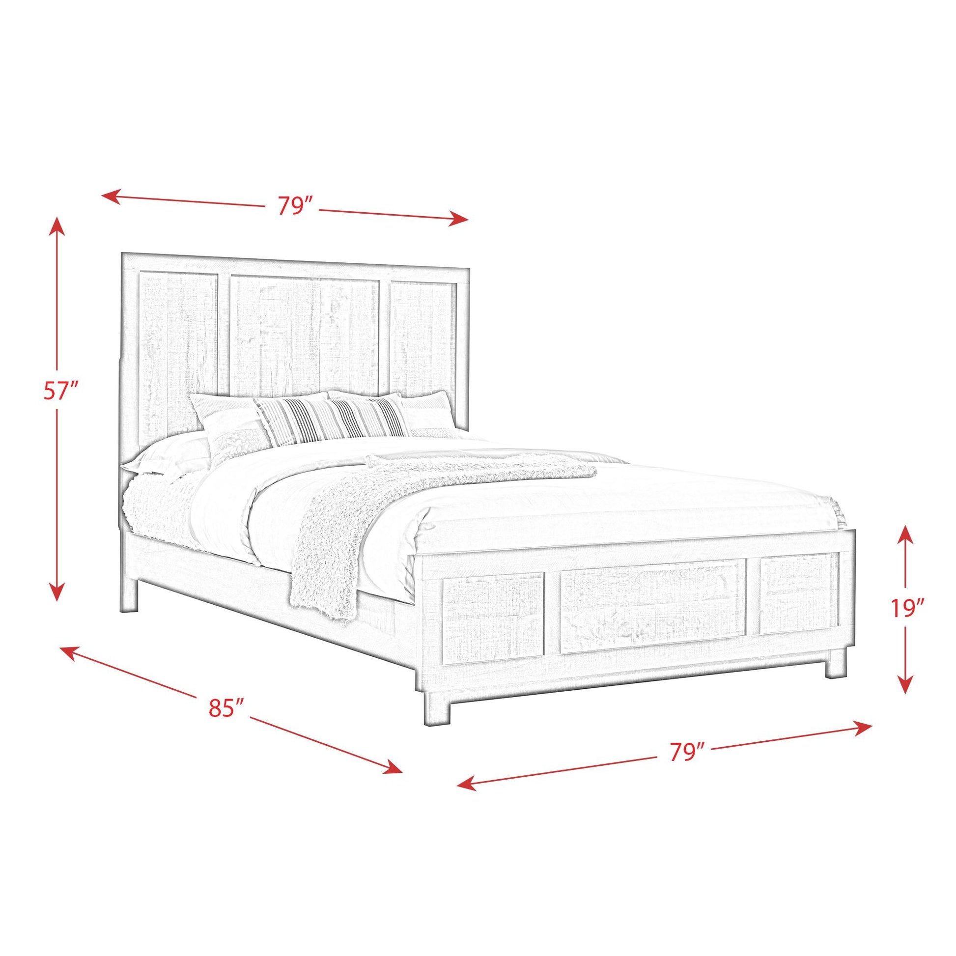 Elements International Harlington HG100KB King Panel Bed IMAGE 13
