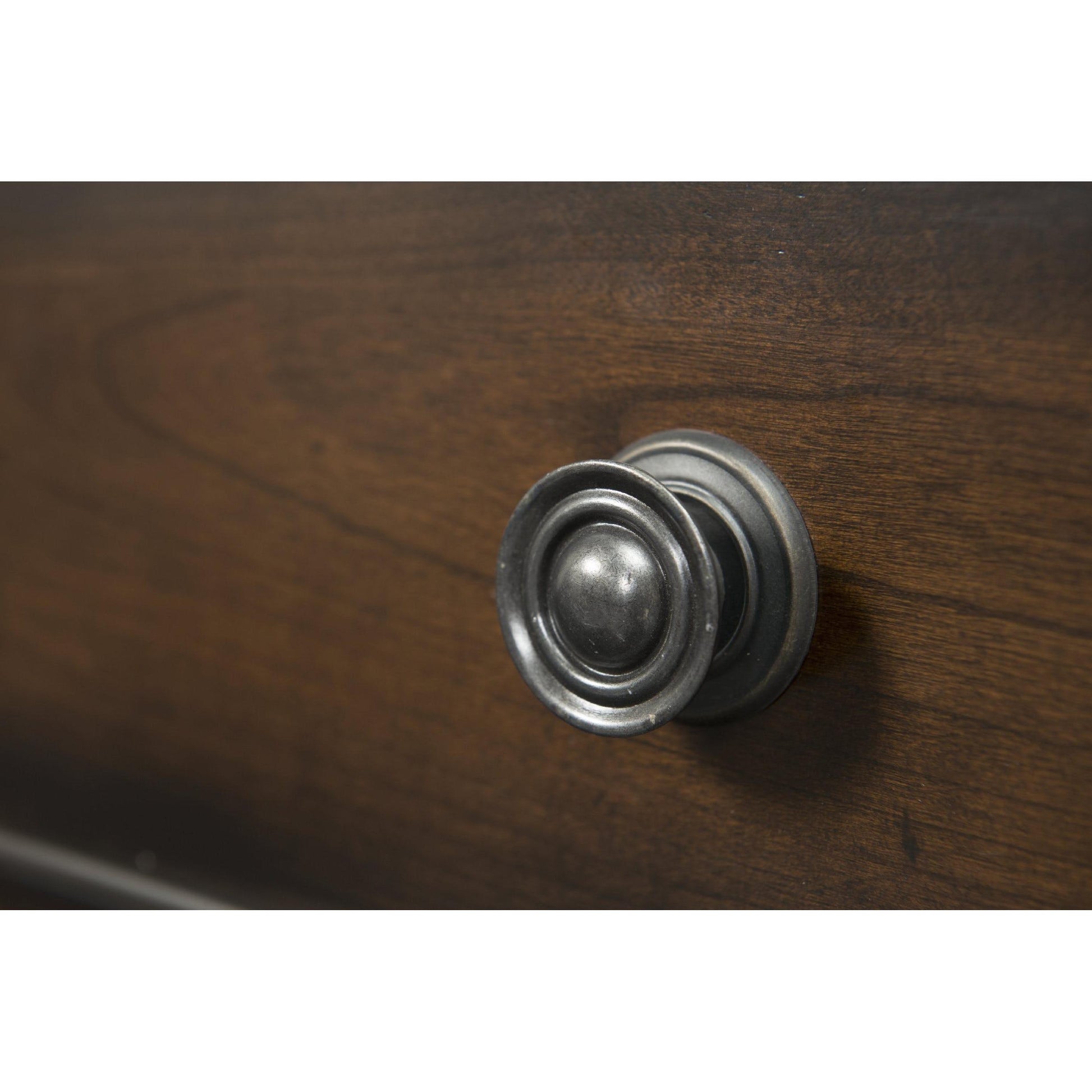 Elements International Kingston KT600DRMR Dresser and Mirror Set - Walnut IMAGE 2