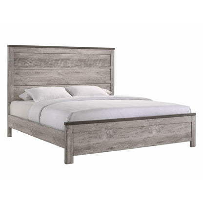 Elements International Millers Cove MC300KB King Panel Bed IMAGE 1