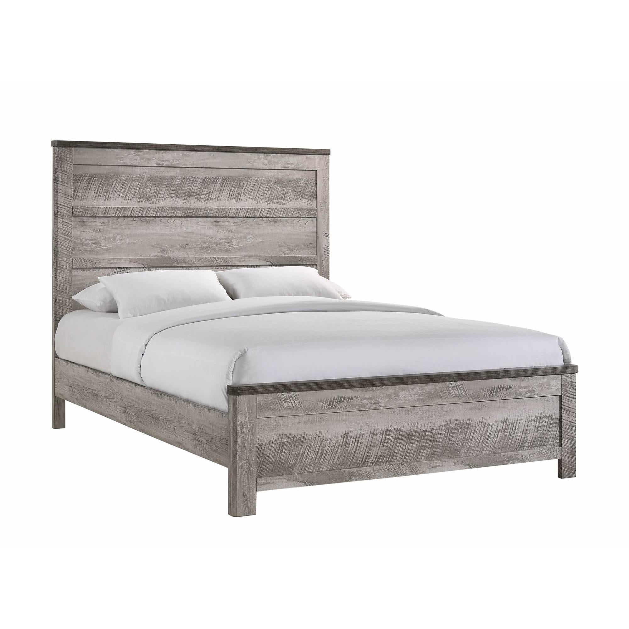 Elements International Millers Cove MC300QB Queen Panel Bed IMAGE 1