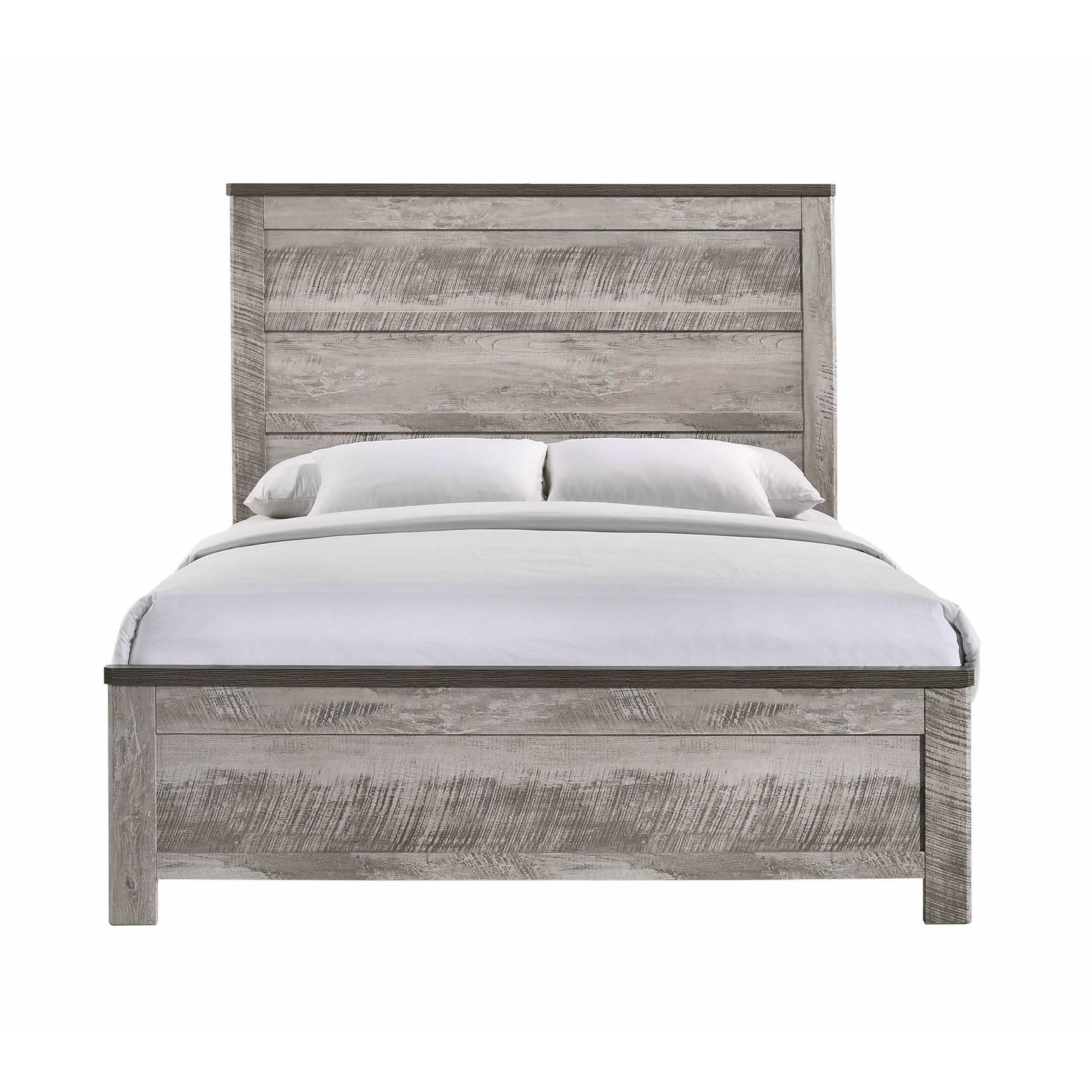 Elements International Millers Cove MC300QB Queen Panel Bed IMAGE 2