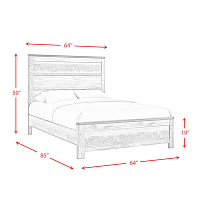 Elements International Millers Cove MC300QB Queen Panel Bed IMAGE 9