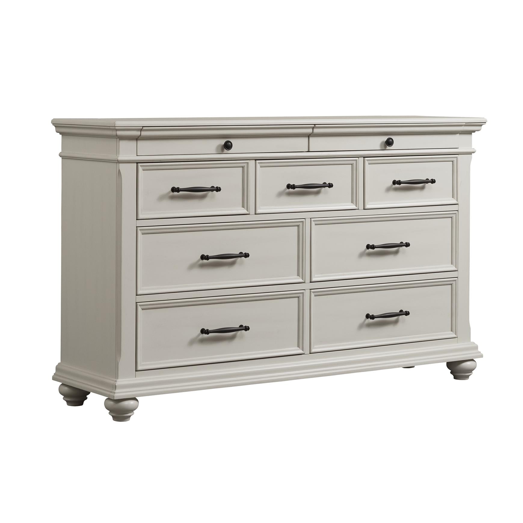 Elements International Slater SR600DR Dresser - White IMAGE 1