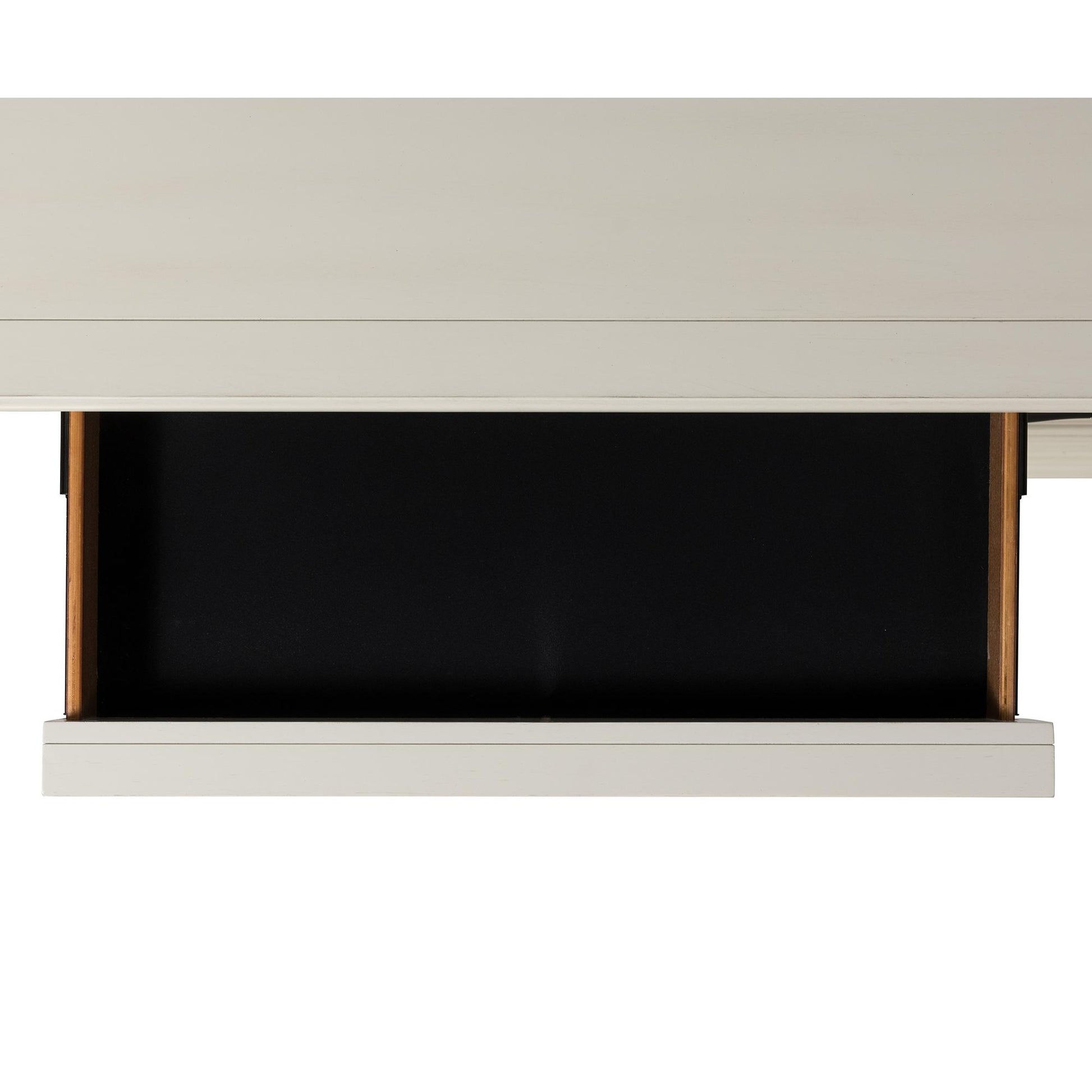 Elements International Slater SR600DRMR Dresser with Mirror - White IMAGE 5