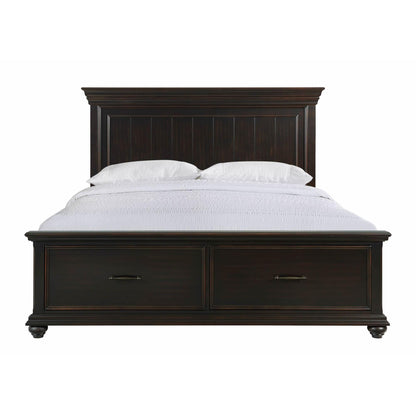 Elements International Slater SR850KB King Platform Storage Bed - Black IMAGE 2