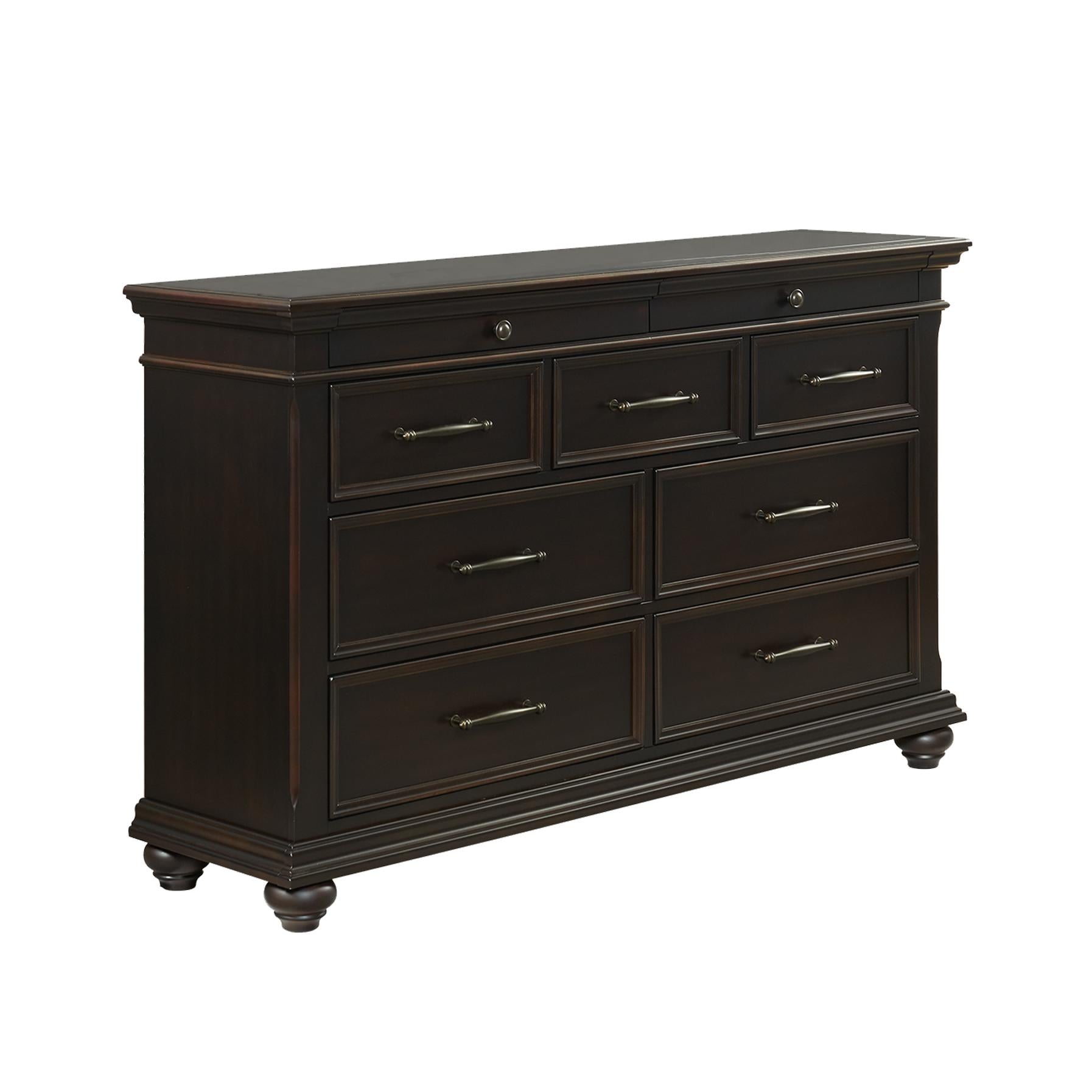 Elements International Slater SR800DR Dresser - Black IMAGE 1