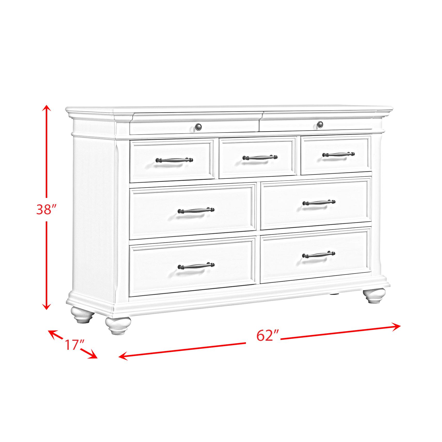  Elements International Slater SR800DR Dresser - Black IMAGE 11