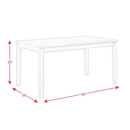  Elements International Alex DAX1007DS 7 pc Dining Set IMAGE 18