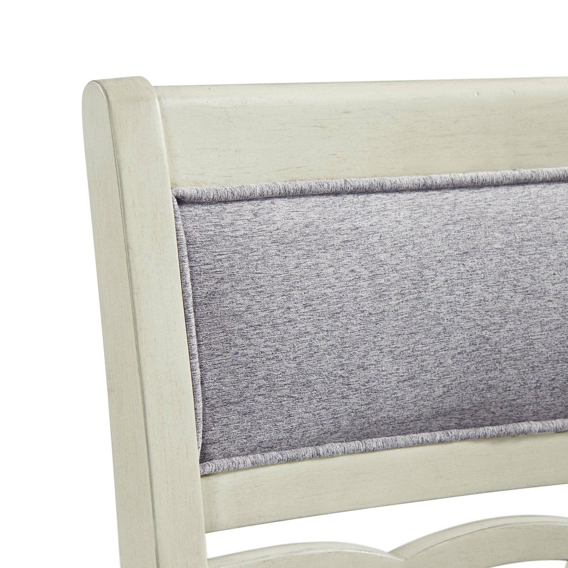  Elements International Amherst DAH750CSC Counter Height Side Chair - Bisque IMAGE 6