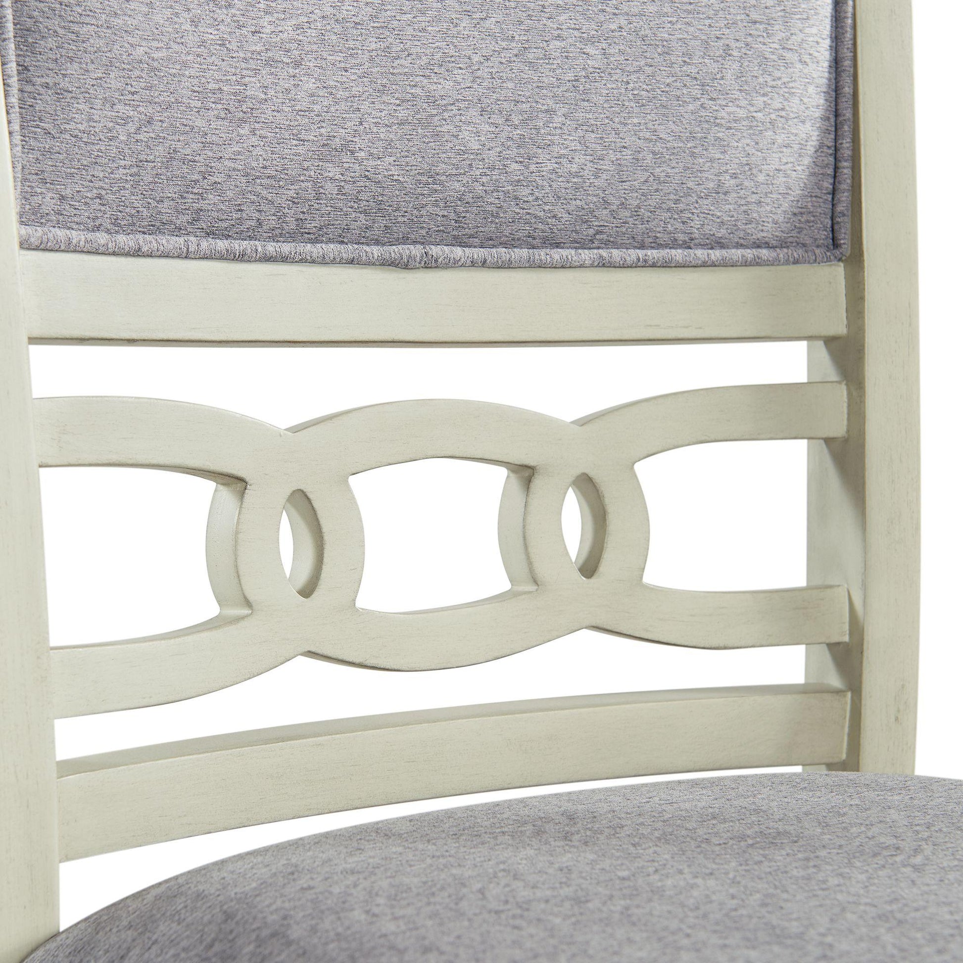 Elements International Amherst DAH700SC Side Chair - Bisque IMAGE 8