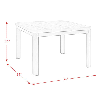 Elements International Francesca CFC700CHTB Counter Height Dining Table IMAGE 10