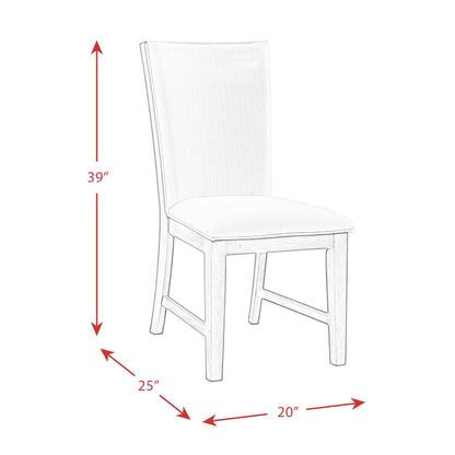 Elements International Grady DGD100FSC Upholstered Side Chair IMAGE 13
