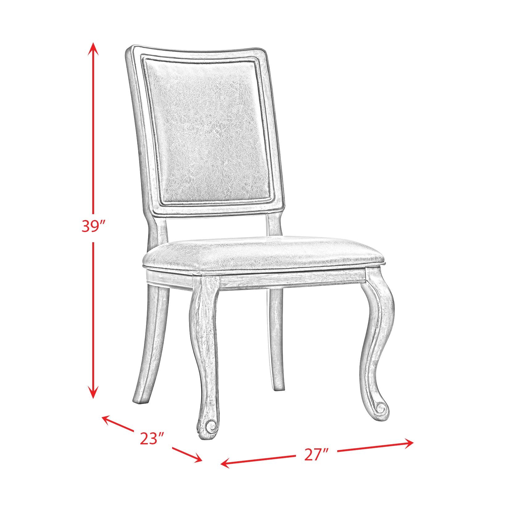 Elements International Gramercy DGC550SCPB Side Chair IMAGE 12