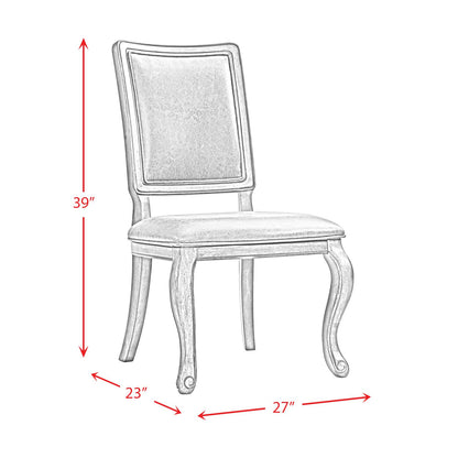 Elements International Gramercy DGC550SCPB Side Chair IMAGE 12