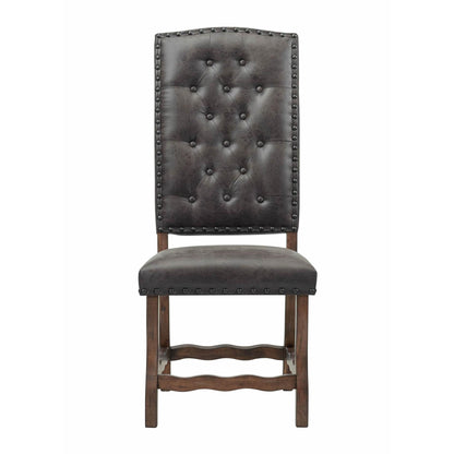 Elements International Gramercy DGC500CLSC Tufted Tall Back Side Chair IMAGE 2
