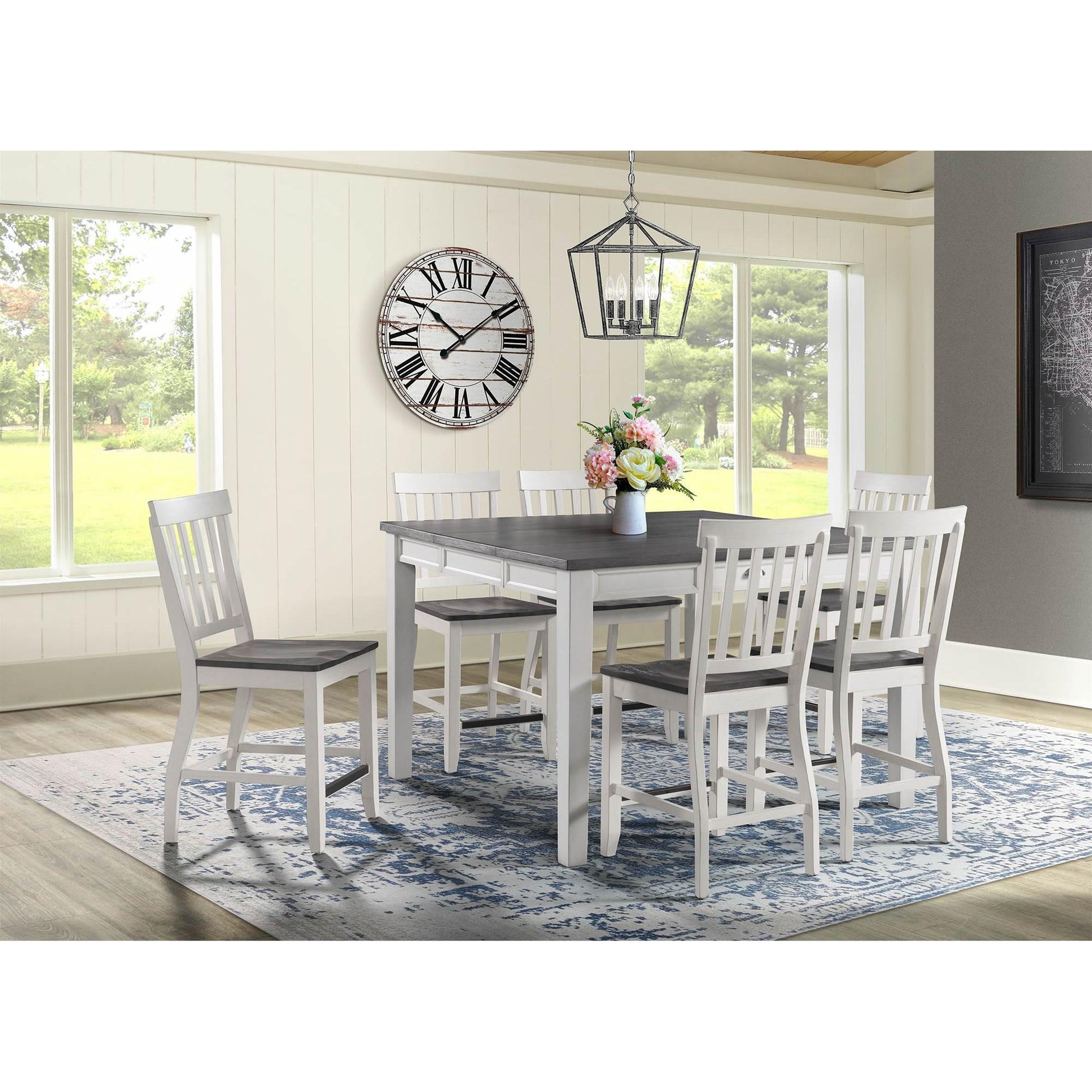 Elements International Kayla DKY350CT Counter Height Dining Table with Storage IMAGE 11