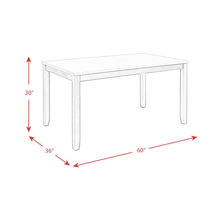Elements International Martin Brown DMT7006DS 6 pc Dinette IMAGE 13