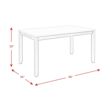  Elements International Martin Gray DMT3005DS 5 pc Dinette IMAGE 19