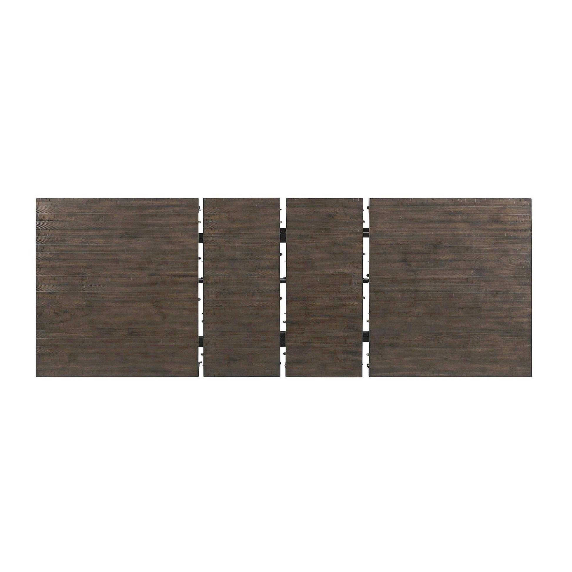 Elements International Stone DST190CDTB Counter Height Dining Table - Smokey Walnut IMAGE 5